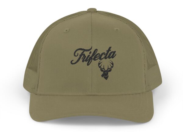 Trucker Cap — Embroidered 'Handgun life' Deer Skull Snapback